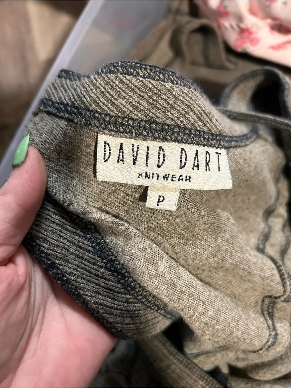 REAL VINTAGE 90’s David Dart Overall Knit Dress